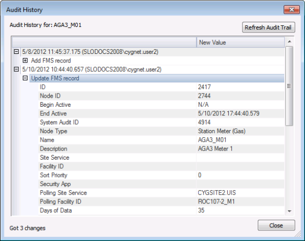 Audit History